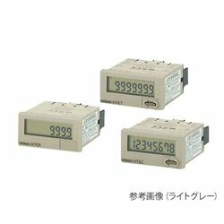 オムロン（FA・制御機器） カウンター（電池内蔵タイプ）　ライトグレー (1個)(H7EC-NV) 取り寄せ商品
