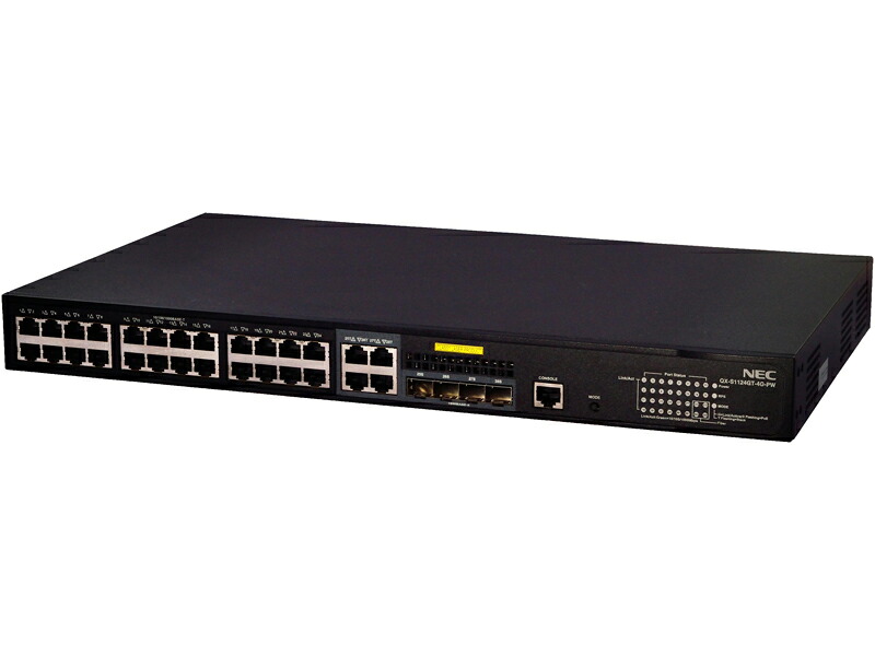 NEC 日本電気 QX-S1124GT-4G-PW 1GbEベーシックPoE+・レイヤ2スイッチ(B02014-01106) 目安在庫\u003d△