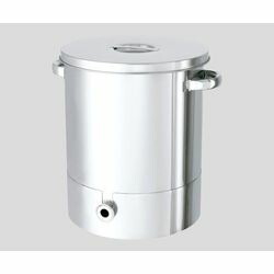 日東金属製作 底部傾斜角度型ステンレス鋼入れもの 弁膜無 35L (1個)(KTT-ST-36) 取り寄せ商いもの