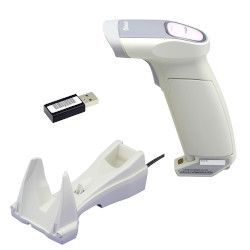 日栄インテック (1度合い)iOS相応うCCD抗菌筐体ワイヤレススキャナフルセットNC4200IBTU 取り寄せ商いもの