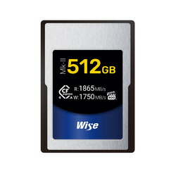 Ｗｉｓｅ　Ａｄｖａｎｃｅｄ Wise CFexpress 4.0 Type A カード 512GB(AMU-CFX4-A512M2) 取り寄せ商品