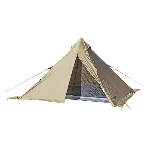 CAPTAIN STAG トレッカー ワンポールテント レクタ270UV（カーキ） UA0062(64-9354-90) 取り寄せ商いもの
