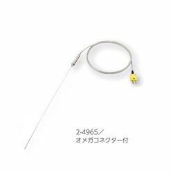 アズワン 極細K熱電対(シース型・コネクター付き) リード線有り (1本)(DS-1200-N 100) 取り寄せ商品