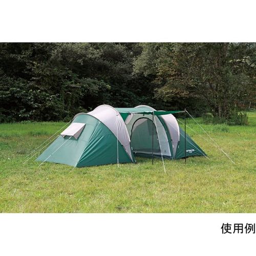 CAPTAIN STAG CS 3ルームドームテントUV<4人用>(キャリーバッグ付) UA0015(64-9354-11) 取り寄せ商品