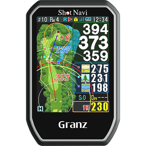 ショットナビ ゴルフ用GPSナビ Granz 黒いこと(GranzBK) 取り寄せ商いもの