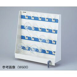 アズワン ビーカー掛け(片面流し台用)　20フック　W600 (1個)(4560111770828) 目安在庫\u003d△