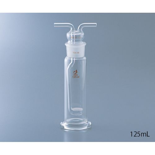 クライミング ガス洗浄瓶　板フィルター付き　500mL　G-3 (1個)(0457-03-103) 取り寄せ商品｜ナノズ　店