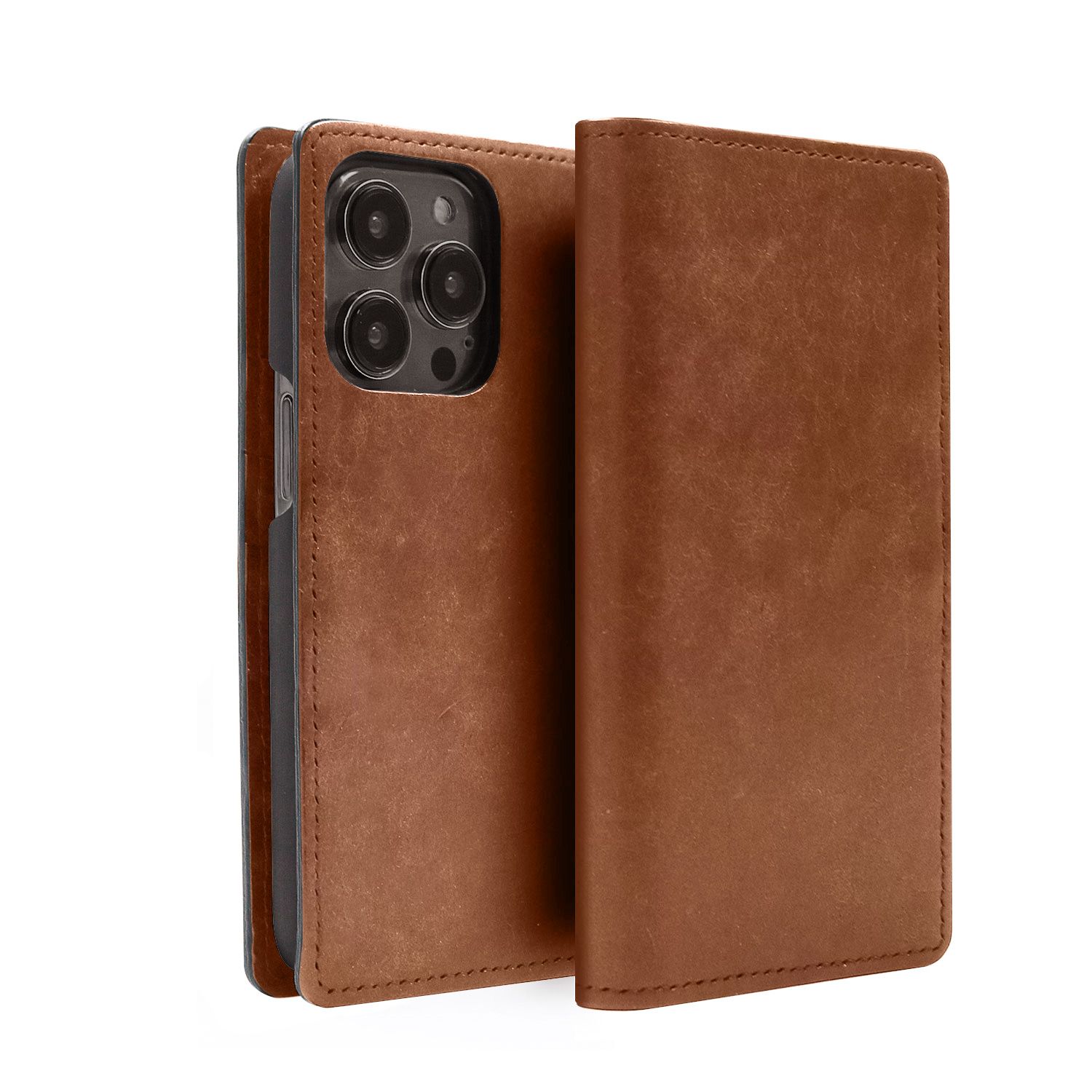 abbi SIGNATURE MARGOTイタリアンレザーダイアリーケース for iPhone 14 Pro ブラウン 手帳(ABS24064i14PBR) 仕入先在庫品｜ナノズ　店
