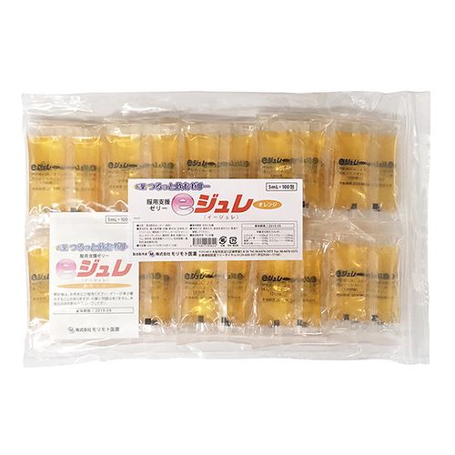 モリモト医薬 eジュレ 服用支援ゼリー オレンジ 6g 100包入 JE1O004 (1袋(100包入り))(8-8350-51) 取り寄せ商品