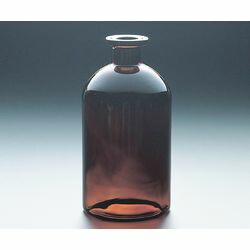 クライミング 平面自動ビュレット用瓶（パイプメイド） 2000mL 茶 (1個)(4573310046984) 取り寄せ商品