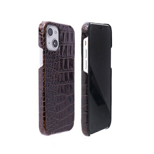 abbi SIGNATURE LIPARI イタリアンレザーバックカバー for iPhone 13 mini 靉靆たる赤銅色(ABS21793i13MNBR) 仕入先店卸し資産品