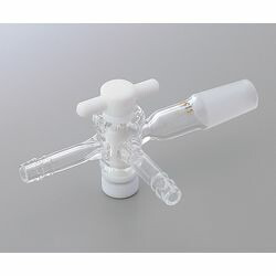 クライミング 共通摺合付三方コックⅡ型　テフロンコック TS24／40 (1個)(CL0414-08-20) 取り寄せ商品｜ナノズ　店