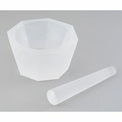 アズワン 石英ガラス製 乳鉢 φ50×φ60×20mm 乳棒付き (1個)(4580110254884) 取り寄せ商品