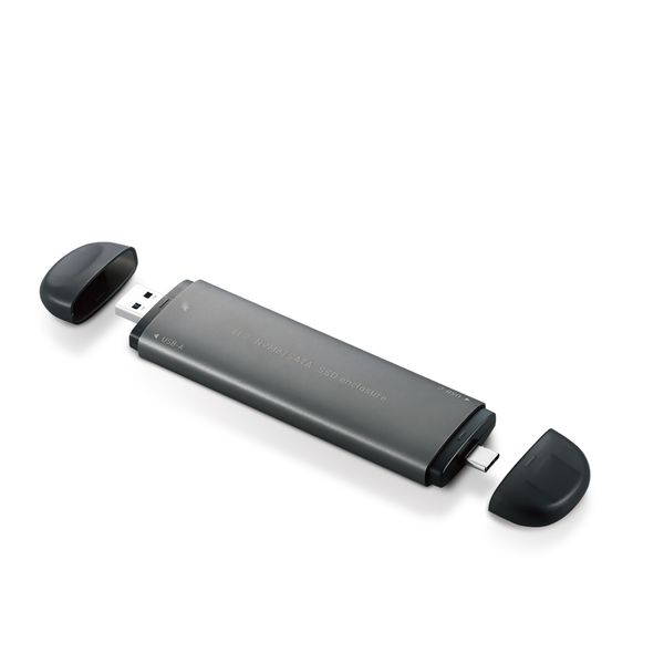 ロジテック（エレコム） ELECOM Logitec LGB-PNVSUAC USB3.2(Gen2)対応M.2 NVMe SSDケース/Type-C対応/直挿し メーカー在庫品