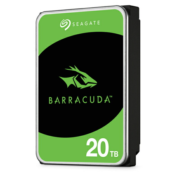 Seagate Seagate BarraCuda 3.5 20TB 内蔵HDD メーカー2年保証 SATA 6.0Gb/s 512MB(ST20000DM001) 目安在庫\u003d○