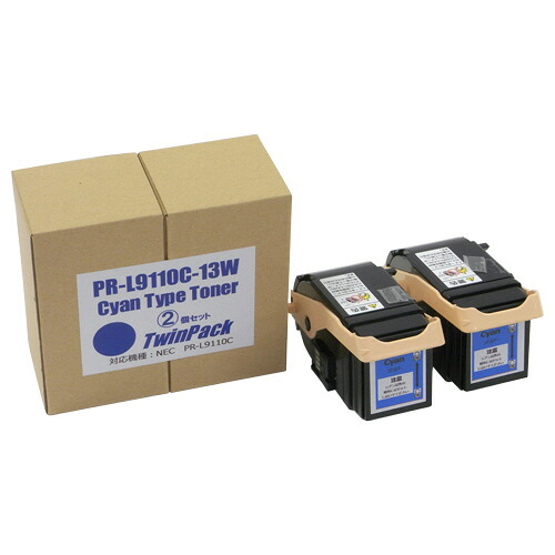 トナーカートリッジ PR-L9110C-13W 汎用品 シアン 1箱(2個)(PR-L9110C-13Wﾊﾝﾖｳﾋﾝ) 取り寄せ商品