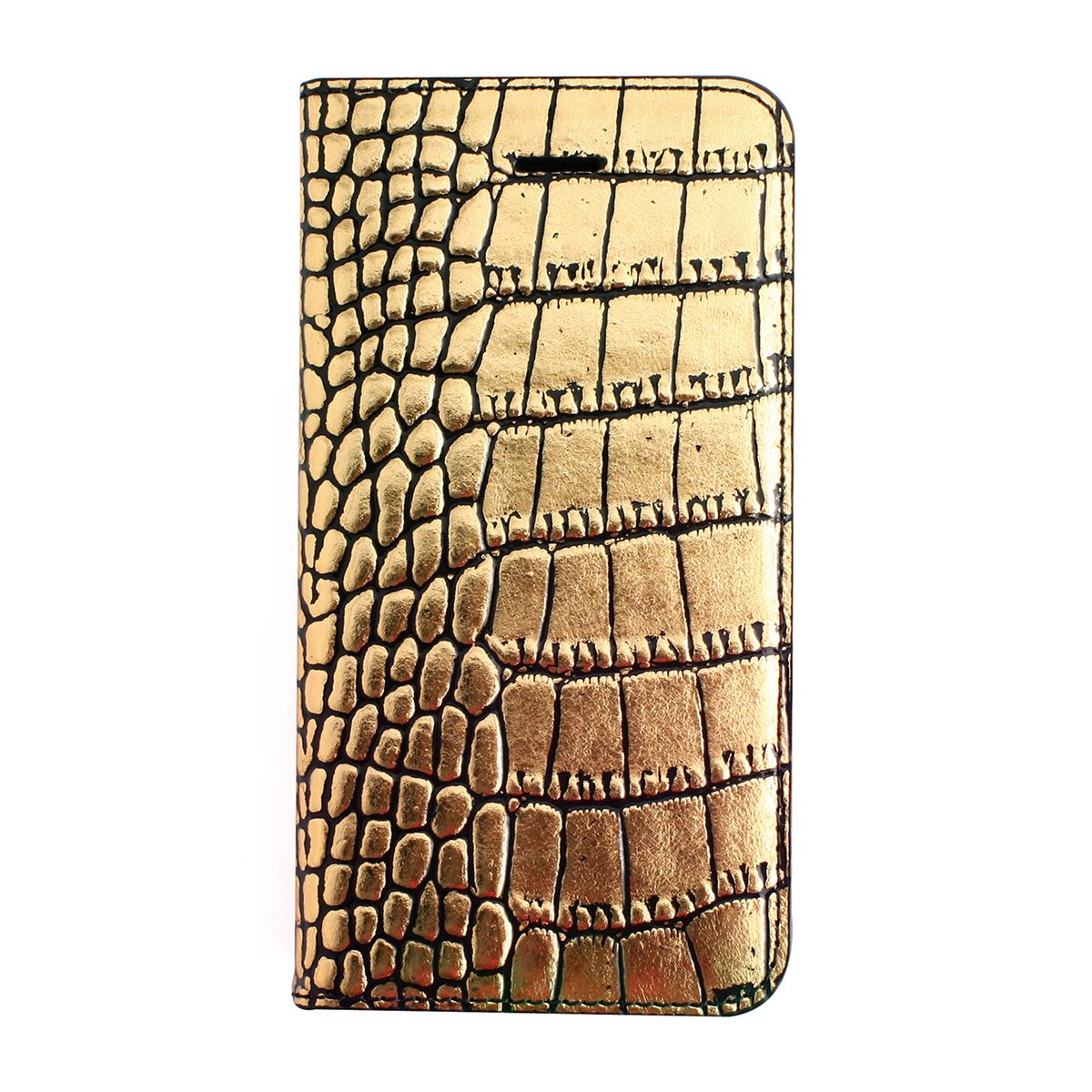 ＧＡＺＥ iPhone SE Gold Croco Diary(GZ7549i5se) 取り寄せ商いもの