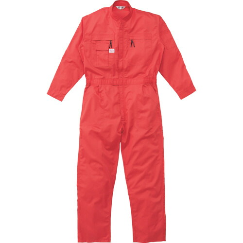 山田辰 ツナギ服 Mサイズ レッド 1着(5750-RE-M) 取り寄せ商品｜ナノズ　店