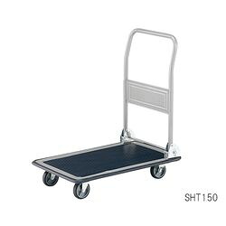スチール写真手押し車 耐荷重300kg 900×600×850粍 (1台)(SHT300) 取り寄せ商いもの 容器・試験管-その他-研究・実験用品