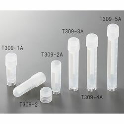Simport クライオバイアル リップシールタイプ 2mL 外ネジ・丸底 T309-2 (1箱(100個 取り寄せ商品