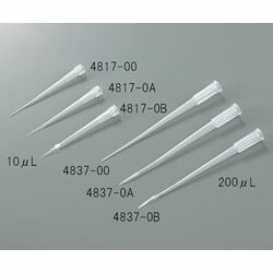 ゲル用チップ ラック入り 10uL 平 0.17mm 4817-0B (1箱(96個×10ラック入り 取り寄せ商品