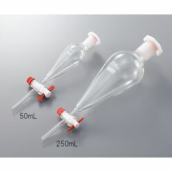 分液ロート 樹脂栓付き 100mL (1個)(4582110970825) 取り寄せ商品 5,584円