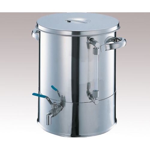 ボールバルブ付タンク(液面計付き) 25L (1個)(2-8131-01) 取り寄せ商品|ナノズ 店