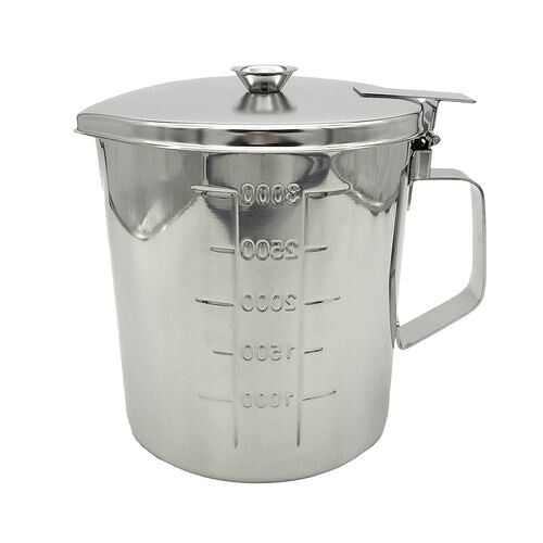 口付ビーカー 3000mL (1個)(2-8130-05) 取り寄せ商品|ナノズ 店
