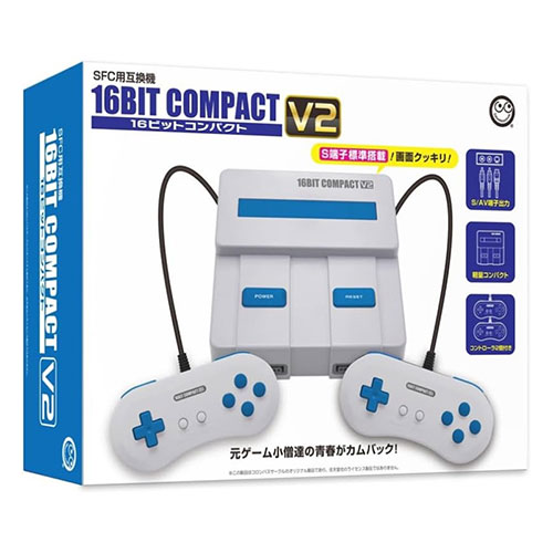 コロンバスサークル コロンバスサークル 16ビットコンパクトV2 SFC互換機(CC-16CV2-GR) 取り寄せ商品