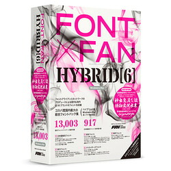 フォント・アライアンス・ネットワーク FONT x FAN HYBRID 6(対応OS:WIN&MAC)(FF11R1) 目安在庫=△|ナノズ 店