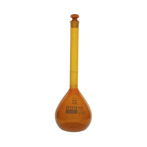 アズワン メスフラスコ 茶 500mL カスタムA JCSS校正付 (1個)(1-8659-09-24) 取り寄せ商品 17,328円