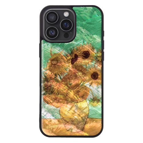 ikins 天然貝ケース for iPhone 16 Pro Max ひまわり(I27098i16PM) 取り寄せ商品
