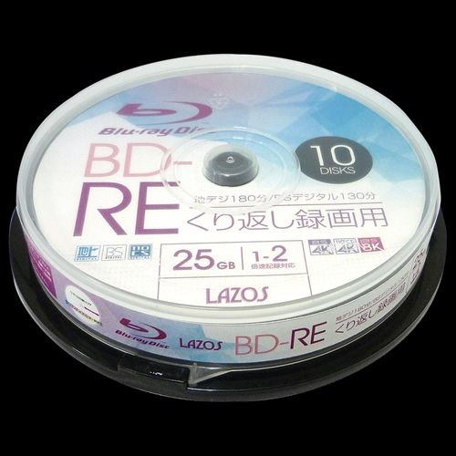Lazos 200枚セット(10枚X20個) BD-RE(L-BRE10PX20) 取り寄せ商品｜ナノズ　店 10,341円