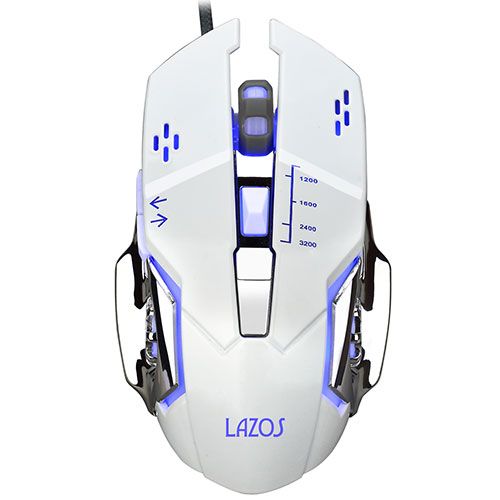 リーダーメディアテクノ 【10個セット】 有線ゲーミングマウス 6ボタン ホワイト(L-MSG6-WX10) 取り寄せ商品
