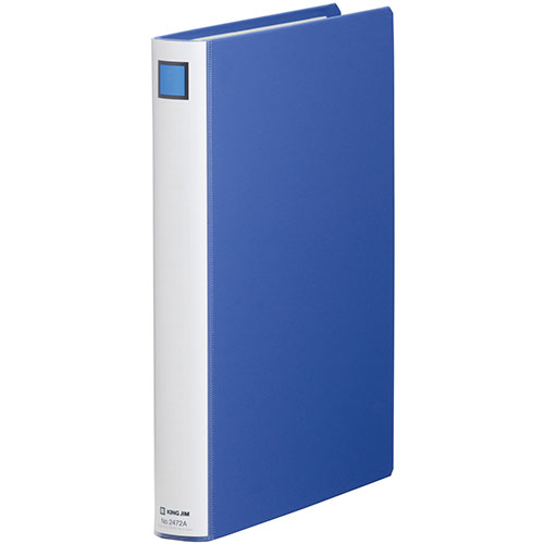 キングジム KING JIM 【5個セット】 キングジム キングファイルSDDE A4S 青(KJ-2472A-BLX5) 取り寄せ商品
