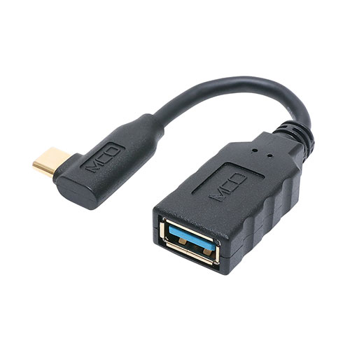 ミヨシ 【5個セット】 USB Type-CtoA変換ケーブル L型 5cm(USA-10G2C/LSX5) 取り寄せ商品