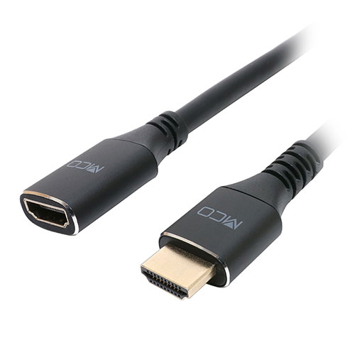 ミヨシ 【5個セット】 4K 60Hz対応 HDMI延長ケーブル 1m(HET-P10/BKX5) 取り寄せ商品 11,005円