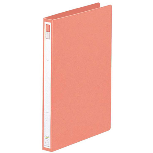 LIHIT LAB. 【10個セット】 P.P.リングファイル A4S 2穴 桃(F-867-2-PKX10) 取り寄せ商品