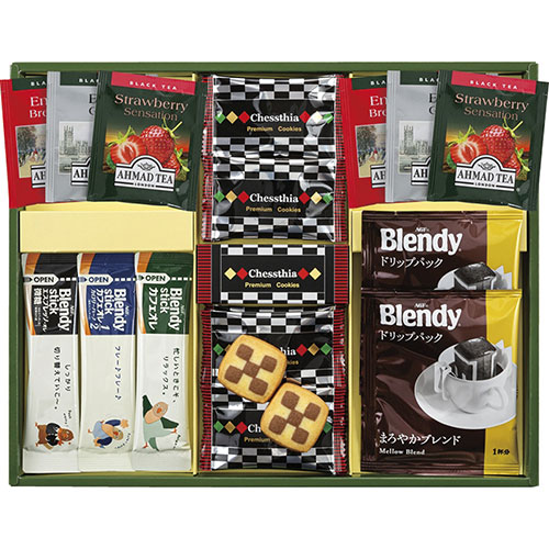 ブレイクタイム 【5セット】 ブレイクタイム プレミアムギフト クッキー&コーヒー&紅茶(L9123517X5) 取り寄せ商品