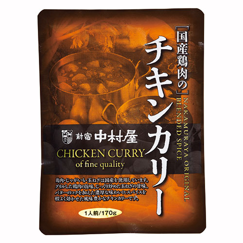 新宿中村屋 【40セット】 新宿中村屋 国産鶏肉のチキンカリー(AZB6808X40) 取り寄せ商品