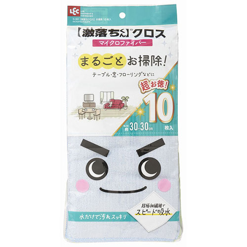 レック 【5セット】 レック 激落ちクロスお徳用10枚入(S-361X5) 取り寄せ商品