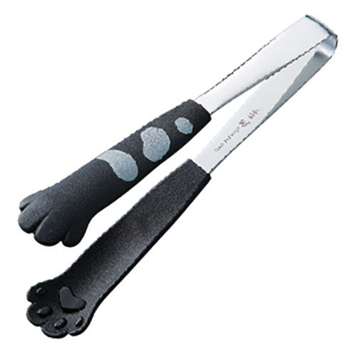 田辺金具 【5本セット】 田辺金具 卓上トング きゃっちだにゃん 黒たま(ブラック)(TK-1160X5) 取り寄せ商品