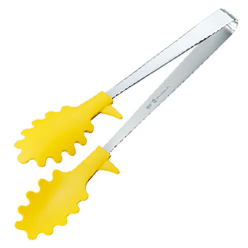 田辺金具 【5本セット】 田辺金具 抗菌耐熱 麺トング イエロー(TK-2372X5) 取り寄せ商品