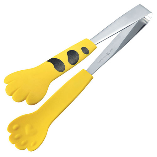 田辺金具 【5本セット】 田辺金具 でかにゃんこトング 黄たま(イエロー)(TK-2525X5) 取り寄せ商品