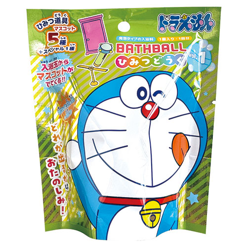 ノルコーポレーション 【1ケース(24個入)】 バスボール 発泡タイプの入浴剤 ドラえもんひみつ道(OBDOB0901X24) 取り寄せ商品