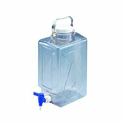 Thermo Scientific Nalgene ナルゲン透明活栓付角型瓶2322 9L (1本)(2322-0020) 取り寄せ商品