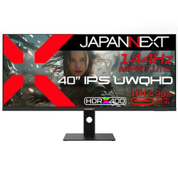 ＪＡＰＡＮＮＥＸＴ JN-IPS401UWQHD144-C90W 取り寄せ商品