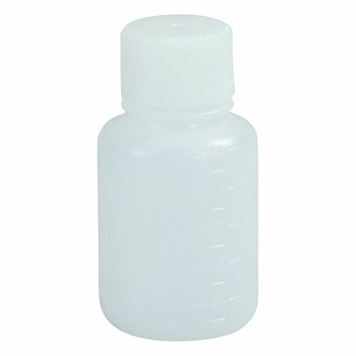 ニッコー・ハンセン Jボトル丸型 細口（ナチュラル） 100mL 滅菌済 200本 1503-02 (1ケース(200(15-0302-55) 取り寄せ商品
