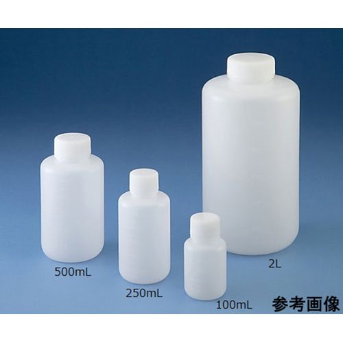 ニッコー・ハンセン Jボトル丸型 細口（ナチュラル）200mL 滅菌済 200本入 1503-08 (1ケース(200本入り))(15-0307-55) 取り寄せ商品