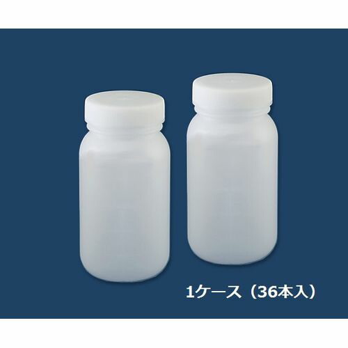 ニッコー・ハンセン Jボトル丸型 広口（ナチュラル） 2L 滅菌済 36本 1513-06 (1ケース(36本入(15-1306-55) 取り寄せ商品